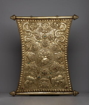 Garuda Wall Hanging Brass Metal Thanka