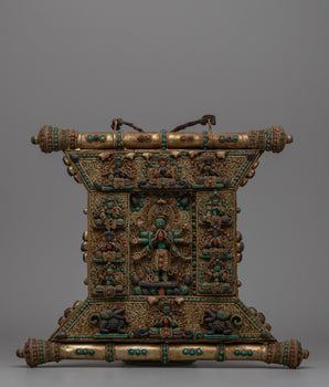 1000 Armed Chenresig Metal Thangka Wall Hanging | Stunning Wall Hanging for Buddhist Decor