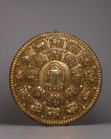 Brass Kalachakra Mandala Art Wall Hanging