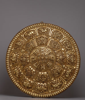Brass Mantra Mandala Wall Hanging