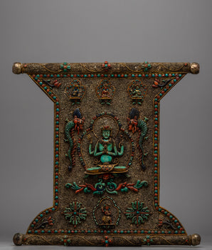 Chenresig Copper Wall Hanging Decor | Ideal for Creating a Warm and Inviting Atmosphere