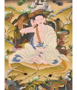 Fine Quality Milarepa Thangka