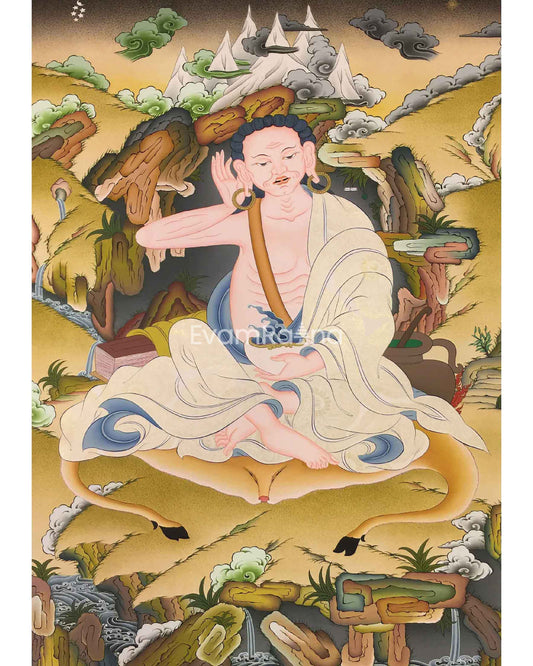 Fine Quality Milarepa Thangka