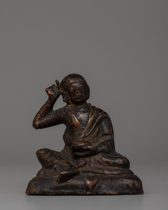 Buddhist Yogi Jetsun Milerepa Statue 