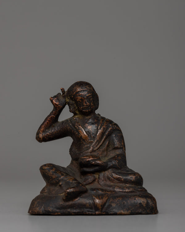 Buddhist Yogi Jetsun Milerepa Statue 