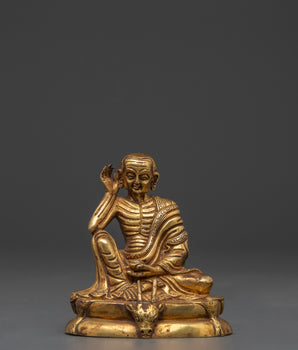 Milarepa Gold Plated Statue