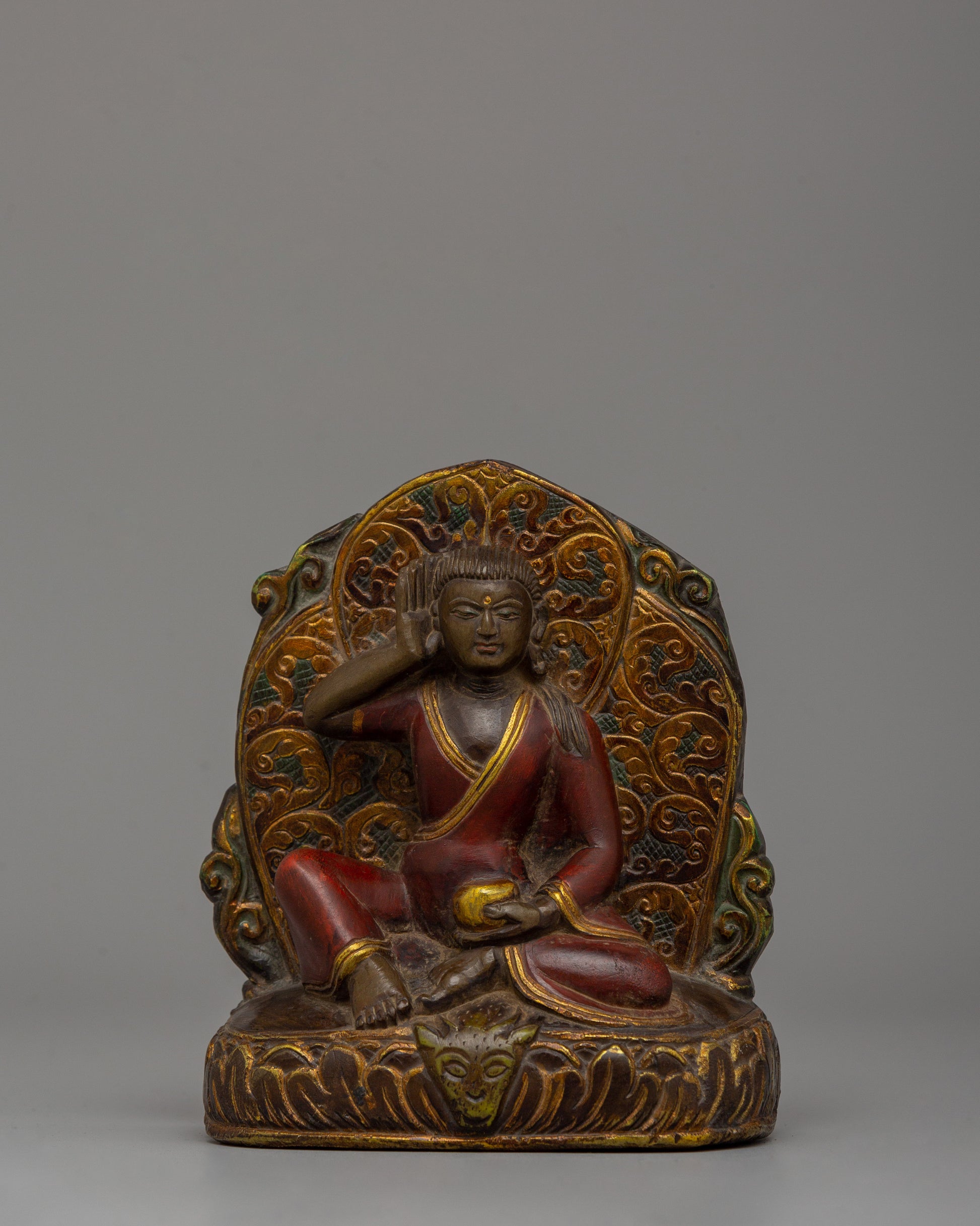 Tibetan Buddhist master Milarepa Statue