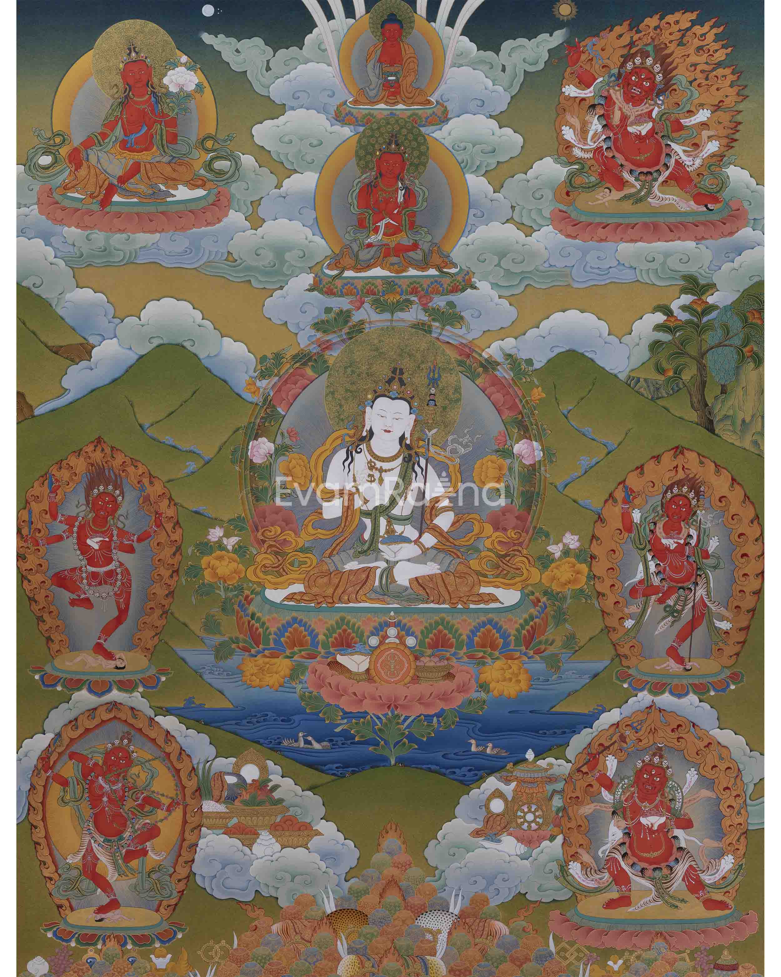 Mipham Wangdu Thangka Print 