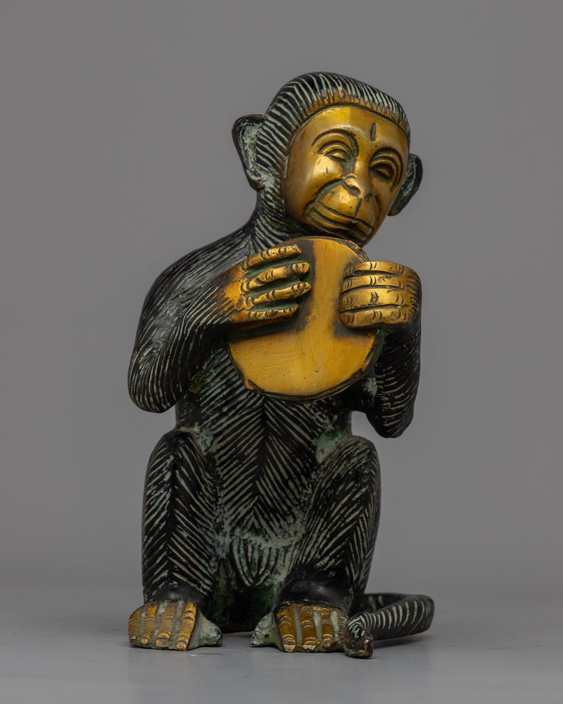 Brass Monkey Statue