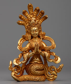 Machine Made Naga Kanya Statue