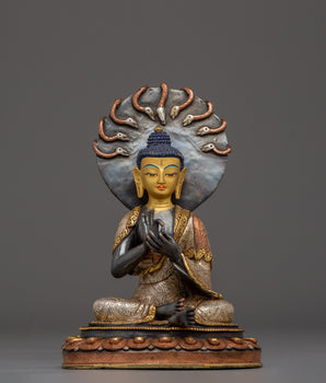 Buddhist Monk Nagarjuna Statue