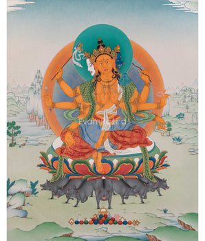 Goddess Marichi Thangka Print