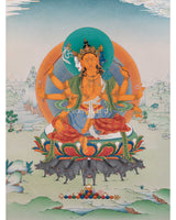 Goddess Marichi Thangka Print