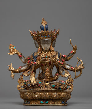 Traditional Namgyalma Copper Statue