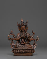 Oxidized Copper Namgyalma Statue | Symbol of Longevity and Prosperity