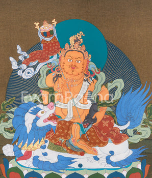 Tibetan Namtoshe Buddha Painting | Deity of Prosperity and Protection