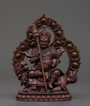 Oxidized Copper Namtoshe Statue 