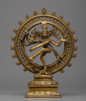 Nataraja Brass Statue | Fusion of Artistry and Spiritual Significanc