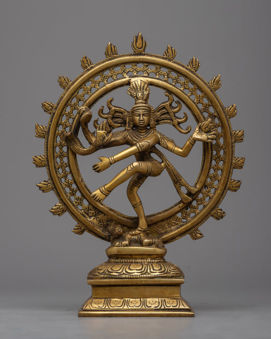 Nataraja Brass Statue | Fusion of Artistry and Spiritual Significanc