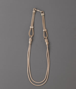 Handmade White Metal Necklace