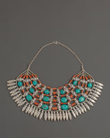 White Metal Tibetan Necklace