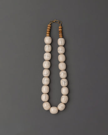 Tibetan White Beads Necklace