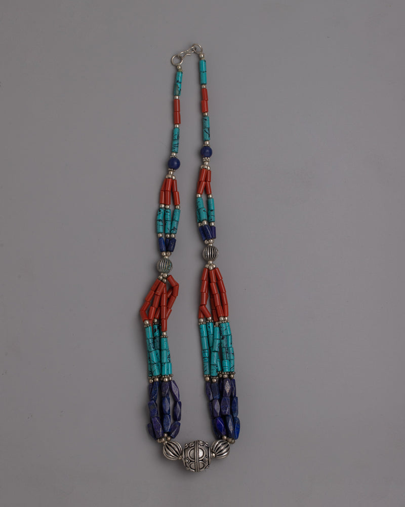 Tibetan Beads Necklace