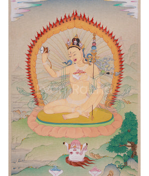 Hand-Painted Niguma Thangka