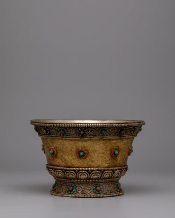 Tibetan Water Bowl Offering 