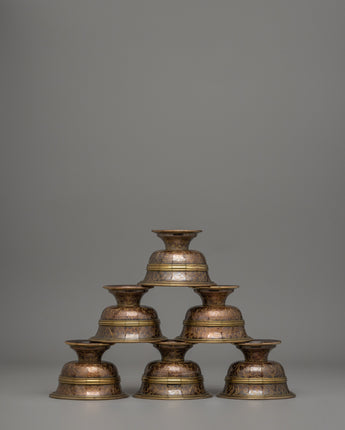 tibetan-offering-water-bowl-set