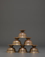 Offering Bowl Set for Ritual Ceremonies