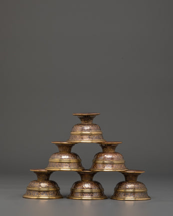 Offering Bowl Set for Ritual Ceremonies