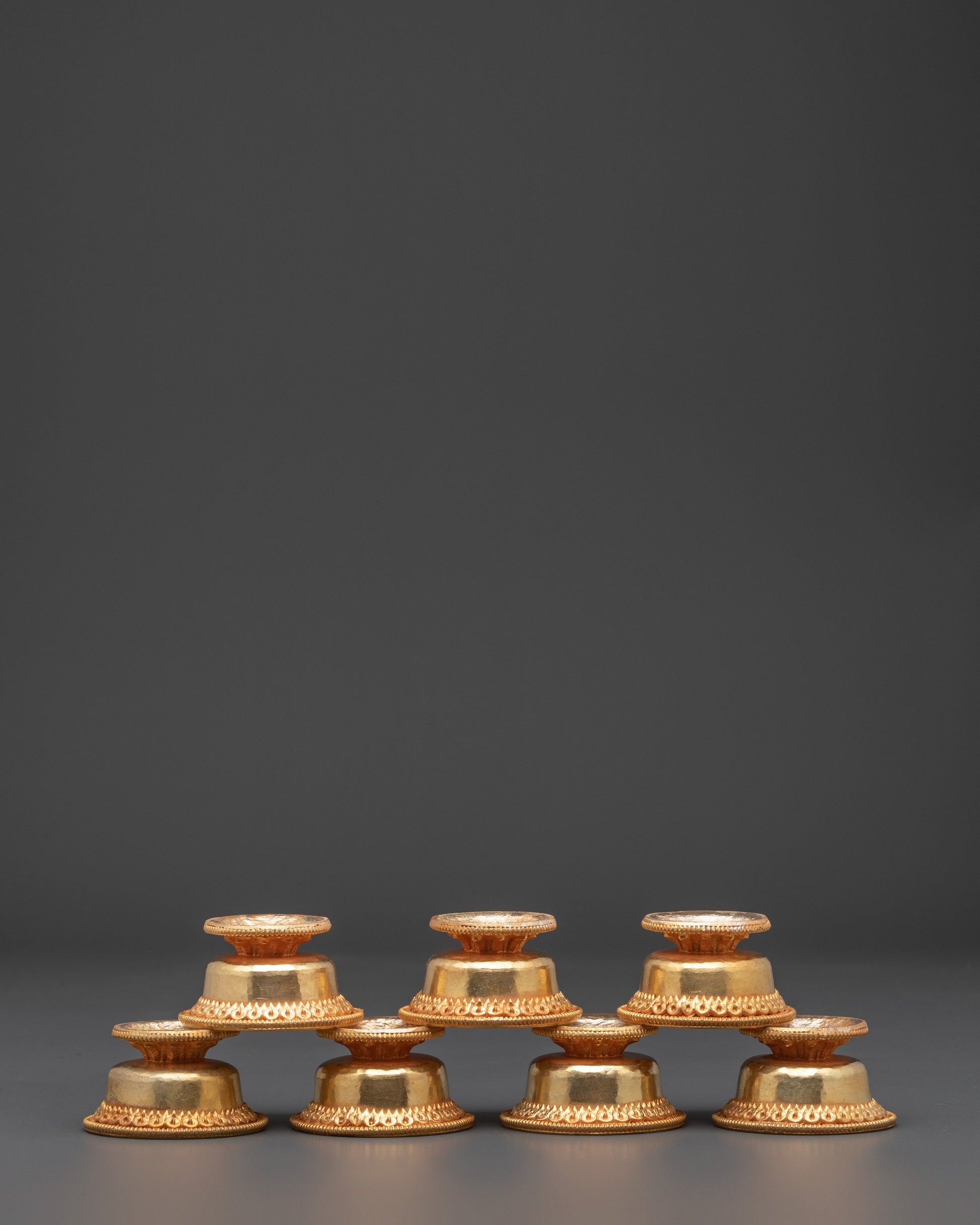 Spiritual Buddhist Ritual Offering Bowl Set