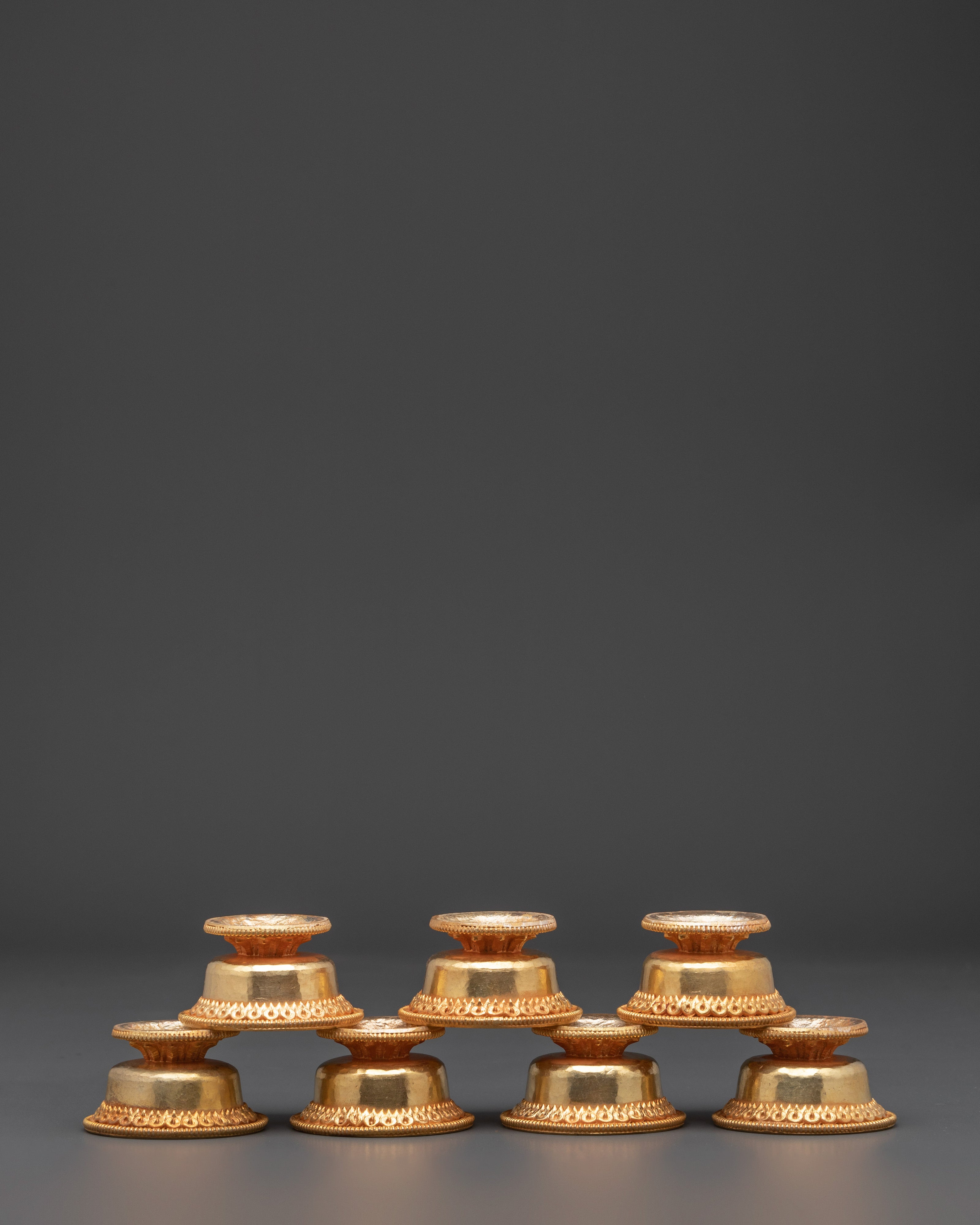 Spiritual Buddhist Ritual Offering Bowl Set