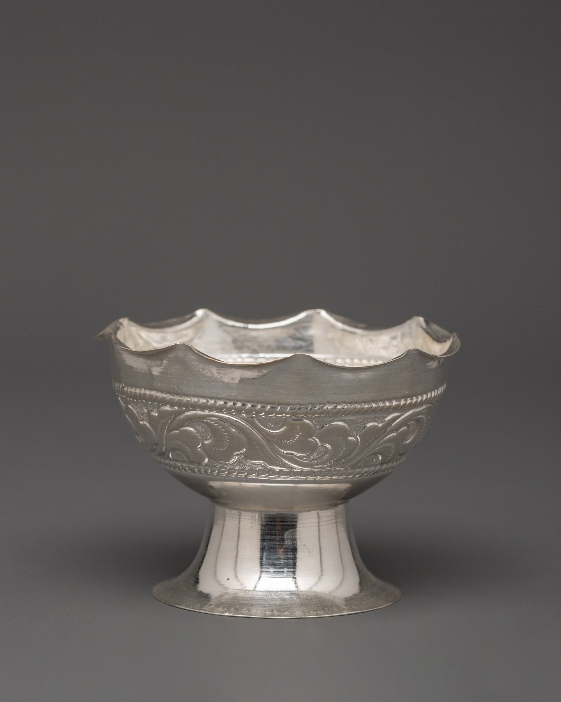 handmade-pure-silver-offering-bowl