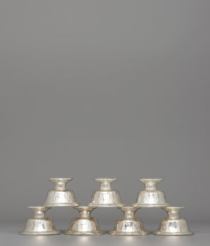 Silver-Plated Butter Lamp