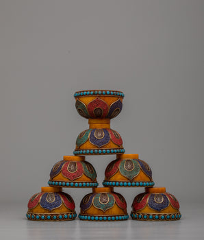 7 offering bowls set