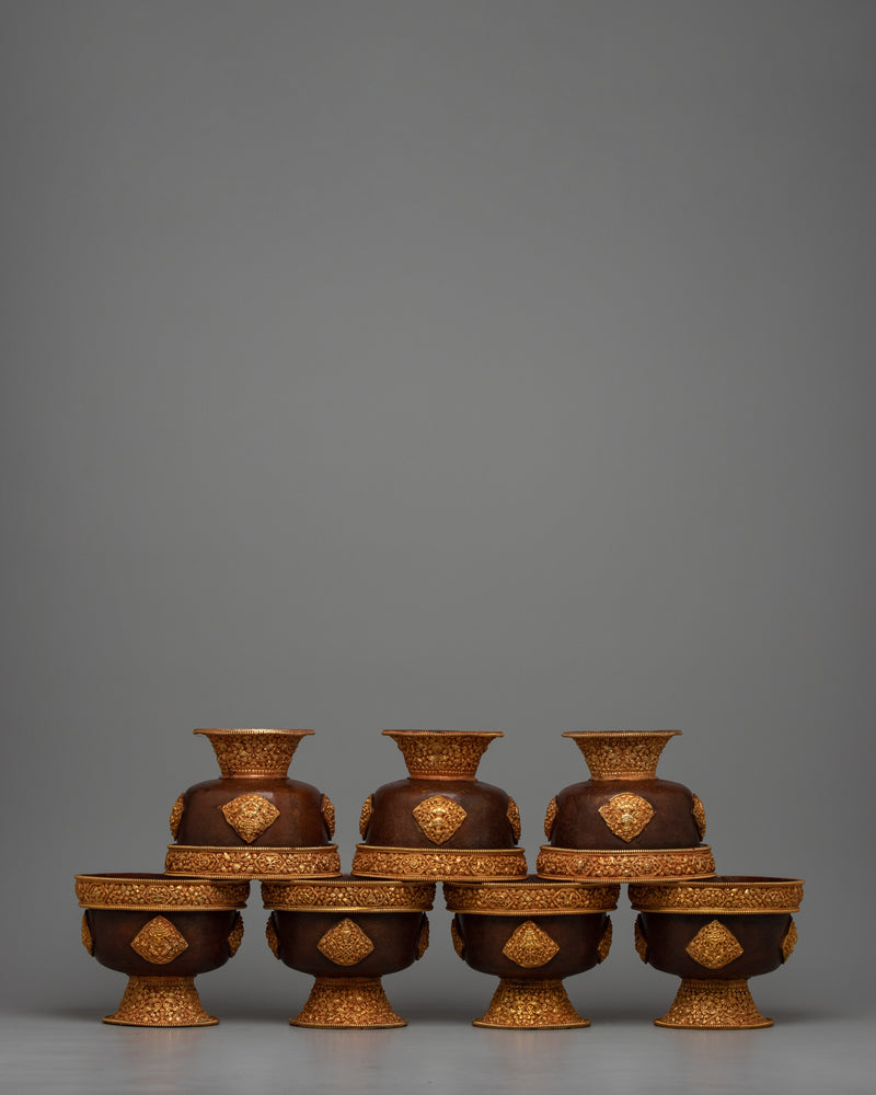 Tibetan Water Bowl Offering 