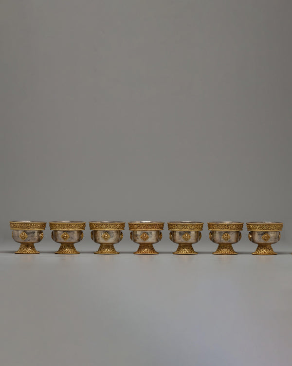 buddhist water bowls set