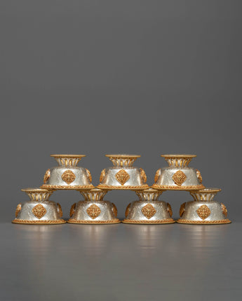 Small Silver Offering Bowls