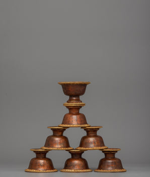Traditional Tibetan Offering Bowls