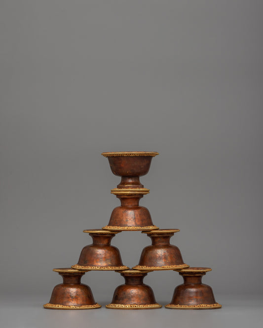 Traditional Tibetan Offering Bowls