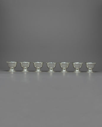 Silver Water Offering Bowls