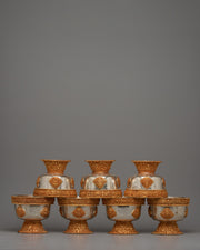 Buddhist Offering Bowl Set