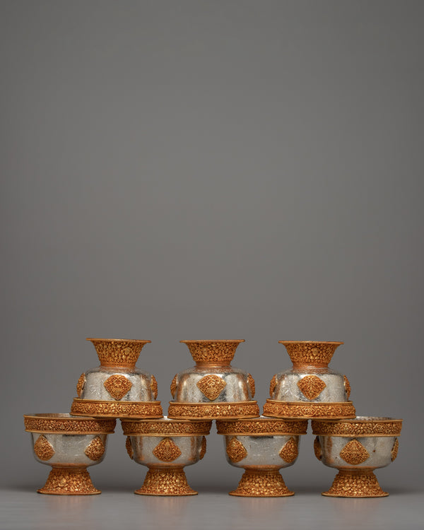 Buddhist Offering Bowl Set