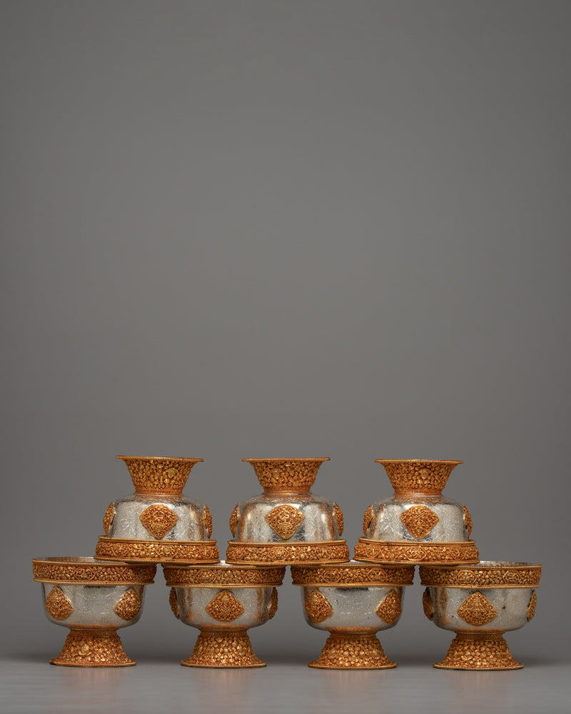 Buddhist Offering Bowl Set