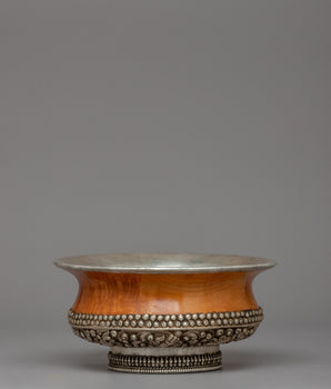 Buddhist Ritual Offering Bowl | Beautiful Craftsmanship and Spiritual Significance