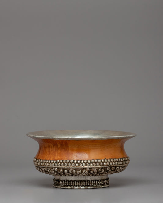 Buddhist Ritual Offering Bowl | Beautiful Craftsmanship and Spiritual Significance