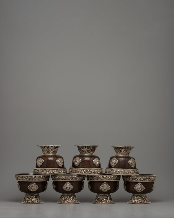 Offering Bowls Buddhist Set