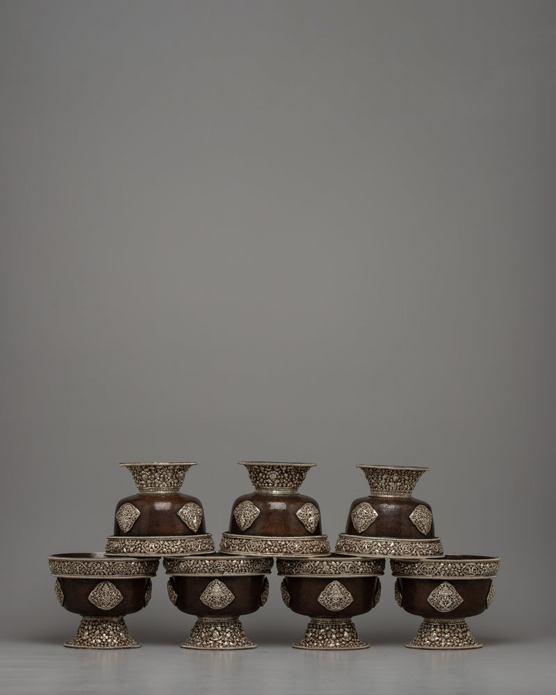 Offering Bowls Buddhist Set